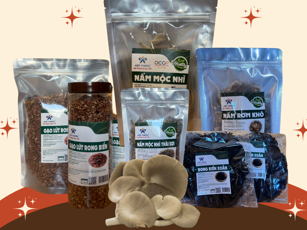 Một số sản phẩm của HTX Kim Thanh