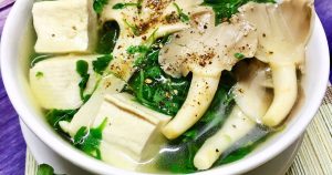 Canh nấm bào ngư xám